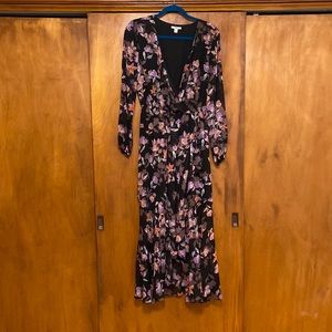 BarIII floral dress . Size large